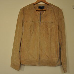 Bernardo Womens Extra Large Suede Leather Jacket